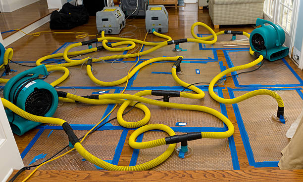 Professional Crawl Space Water Removal technician working in Vauxhall, NJ